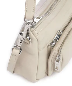 Maia Sheep Natural S Schultertasche Schafsleder beige