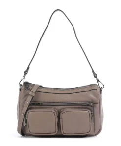 Maia Sheep Natural S Schultertasche Schafsleder taupe