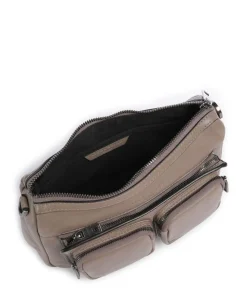 Maia Sheep Natural S Schultertasche Schafsleder taupe