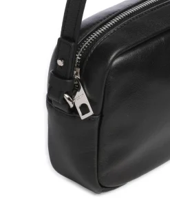 Maia Sheep Natural S Umhängetasche Schafsleder schwarz