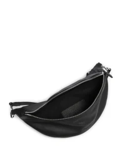 Mallir Gürteltasche genarbtes Rindsleder schwarz