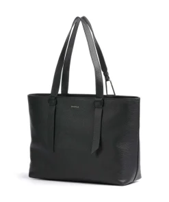 Malory Shopper genarbtes Rindsleder schwarz