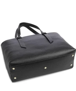 Malory Shopper genarbtes Rindsleder schwarz