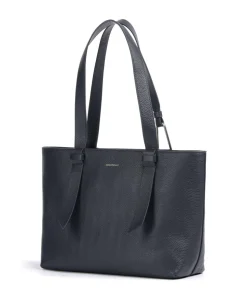 Malory Shopper genarbtes Leder navy