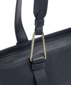 Malory Shopper genarbtes Leder navy