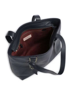 Malory Shopper genarbtes Leder navy