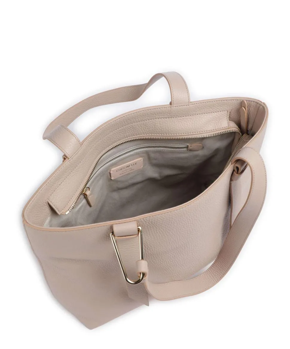 Malory Shopper genarbtes Leder altrosa