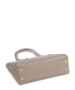 Malory Shopper genarbtes Leder taupe