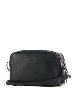 Malory Umhängetasche genarbtes Rindsleder schwarz