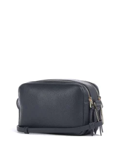 Malory Umhängetasche genarbtes Rindsleder navy