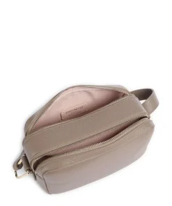 Malory Umhängetasche genarbtes Rindsleder taupe