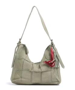 Malvengasse 5 Schultertasche genarbtes Leder grün