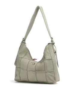 Malvengasse 5 Schultertasche genarbtes Leder grün