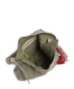 Malvengasse 5 Schultertasche genarbtes Leder grün