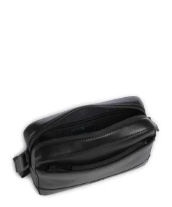 Manciano Pino Umhängetasche fein genarbtes Rindsleder schwarz