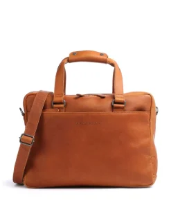 Manhattan Aktentasche 15″ Pull-Up Rindsleder cognac