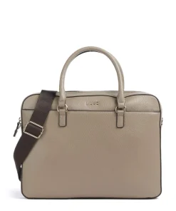 Manhattan M Aktentasche Lederimitat taupe