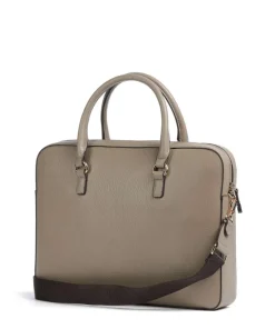 Manhattan M Aktentasche Lederimitat taupe