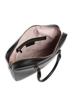 Manhattan M Aktentasche Lederimitat schwarz