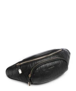 Manhattan M Gürteltasche Lederimitat schwarz