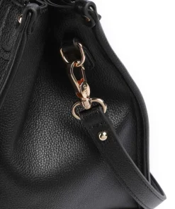 Manhattan M Handtasche Lederimitat schwarz