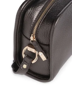 Manhattan M Umhängetasche Lederimitat dunkelbraun