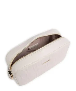 Manhattan M Umhängetasche Lederimitat elfenbein