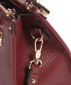 Manhattan S Handtasche Lederimitat wein