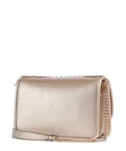 Manhattan S Schultertasche Lederimitat gold