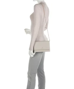 Manhattan Umhängetasche Lederimitat gold