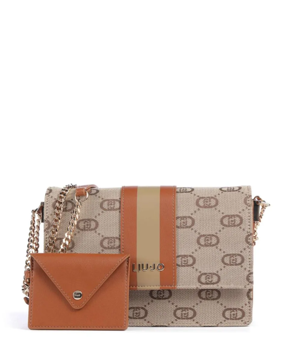 Manhattan Umhängetasche Polyester braun/beige