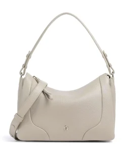 Mara S Beuteltasche genarbtes Rindsleder beige
