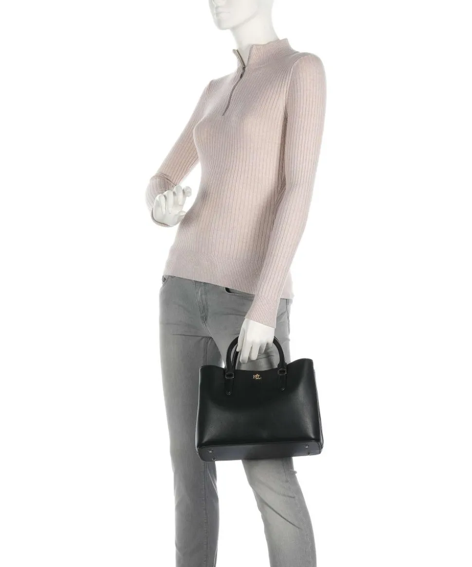 Marcy 26 Handtasche fein genarbtes Rindsleder schwarz