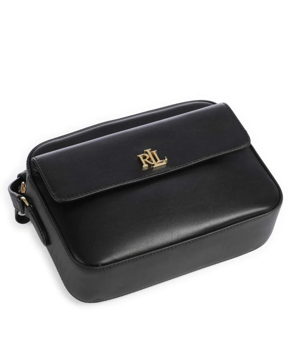 Marcy Medium Umhängetasche fein genarbtes Rindsleder schwarz