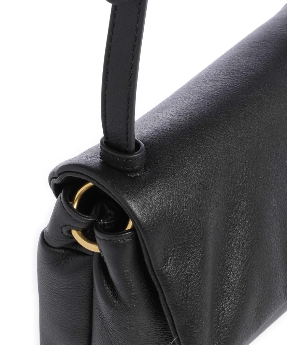 Marrisa Umhängetasche genarbtes Rindsleder schwarz