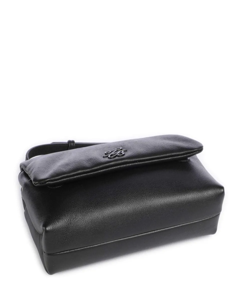 Marrisa Umhängetasche genarbtes Rindsleder schwarz