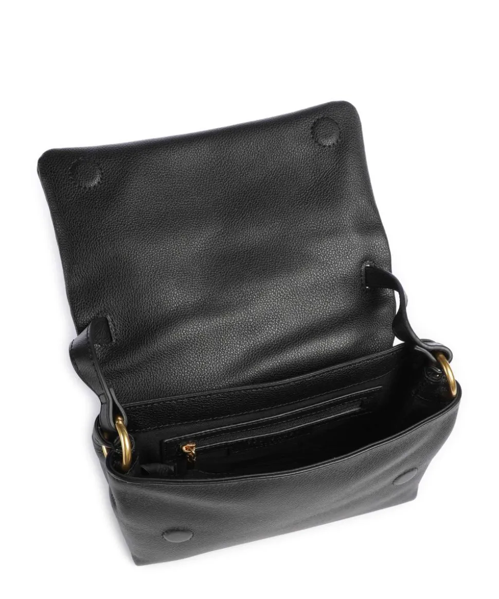 Marrisa Umhängetasche genarbtes Rindsleder schwarz