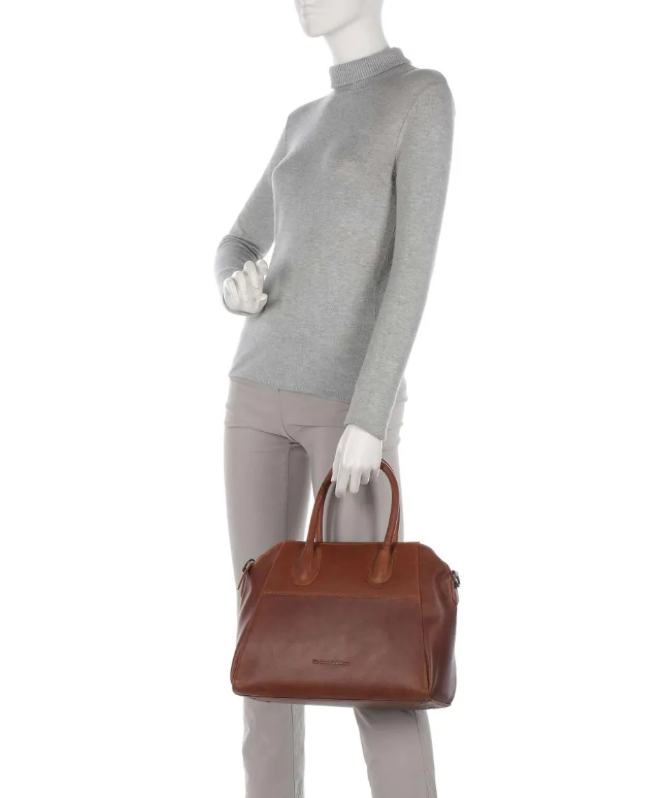 Marsala Handtasche 10″ Pull-Up Rindsleder cognac