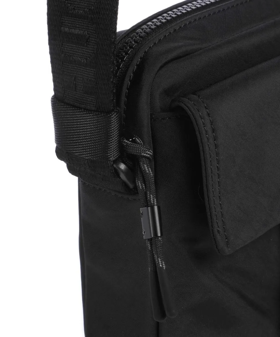 Marsel Umhängetasche recyceltes Polyamid schwarz