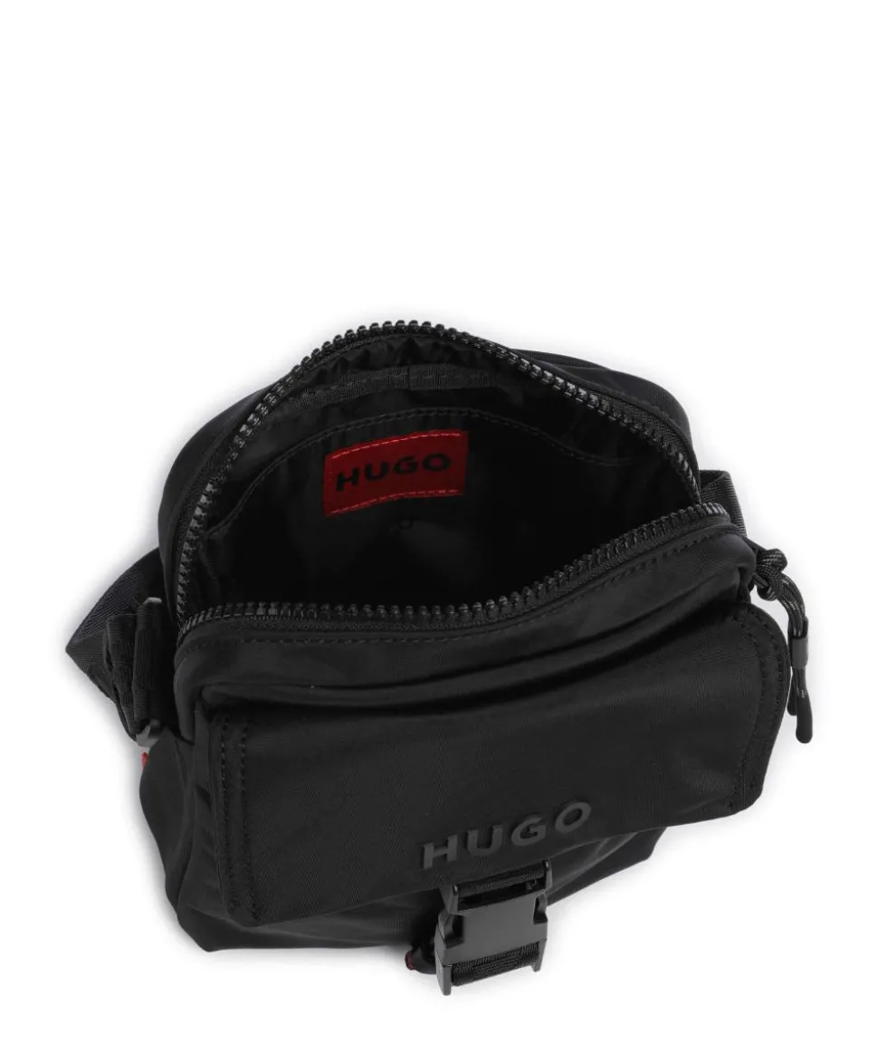 Marsel Umhängetasche recyceltes Polyamid schwarz