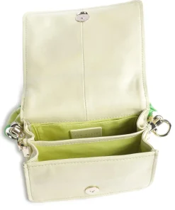 Maryse Schultertasche weiches Rindsleder hellgrün