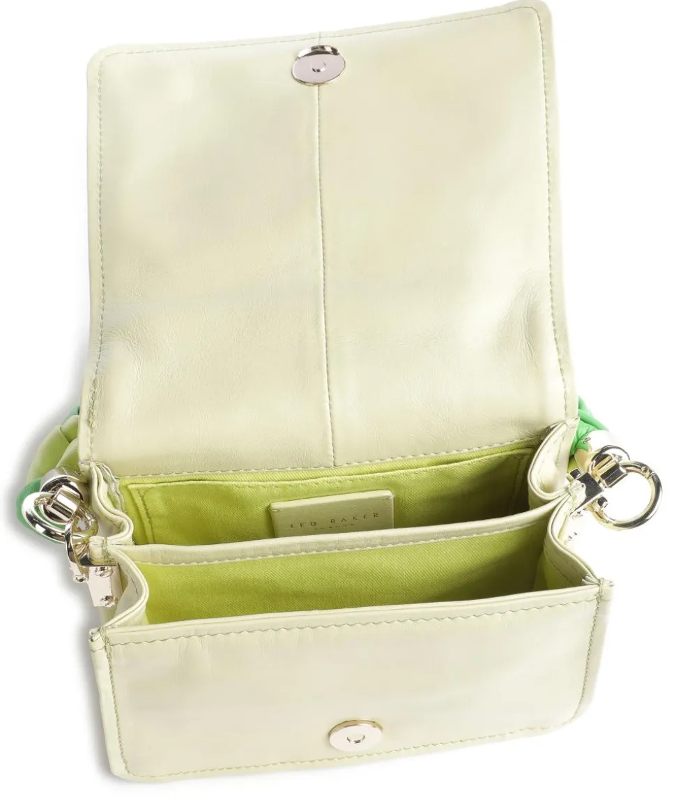 Maryse Schultertasche weiches Rindsleder hellgrün