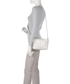 Maxi Cocco Kaia Umhängetasche geprägtes Rindsleder weiß