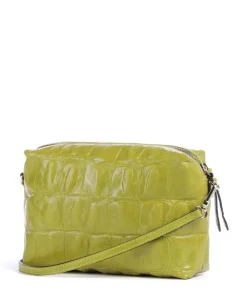Maxi Cocco Kaia Umhängetasche geprägtes Rindsleder hellgrün