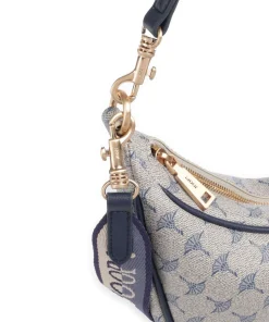 Mazzolino Diletta Jennifer Beuteltasche Lederimitat beige/blau