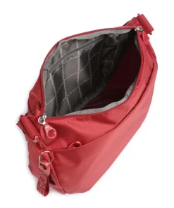 MD20 Schultertasche Polyester dunkelrot