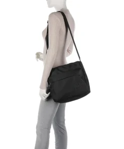 MD20 Schultertasche Polyester schwarz
