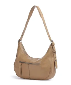 Me and My Bag Beuteltasche fein genarbtes Leder hellbraun