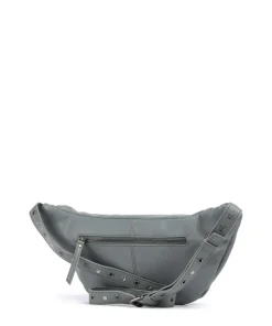 Me and My Bag Umhängetasche fein genarbtes Leder blaugrau