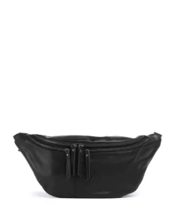 Me and My Bag Umhängetasche fein genarbtes Leder schwarz